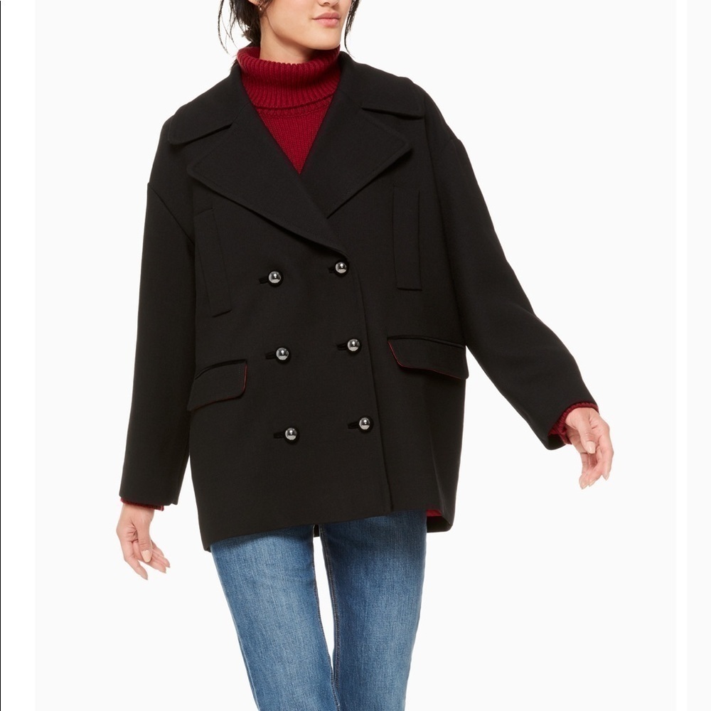 Kate Spade Brooke Street modern peacoat - Picture 4 of 7